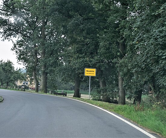 Ortsschild Wennbüttel